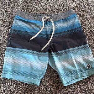 Linksoul Multicolor Striped Board Shorts